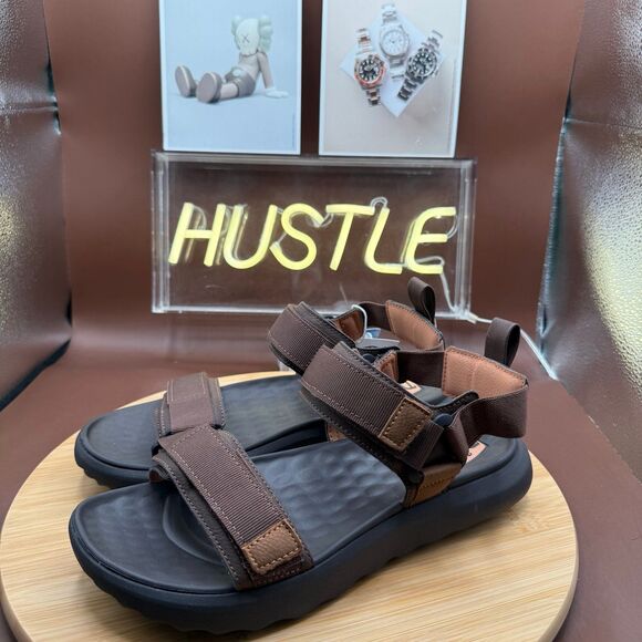 Hey Dude Carson Sport mode Sandal Brown/Brown Men’s Sz 7 main image 7